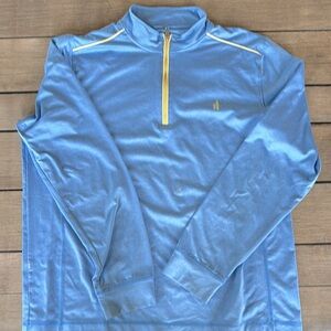 Johnnie-O XL Prep Performance Blue Quarter Zip